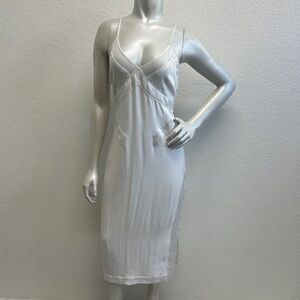 NWT Blessed are the Meek White Slip Dress